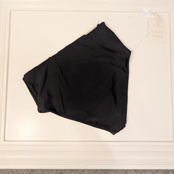 Baiia Bikini Bottom Reversible High Waist Black Neutral Pattern - Size 14 - Picture 4 of 9